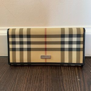Authentic Burberry Continental Wallet